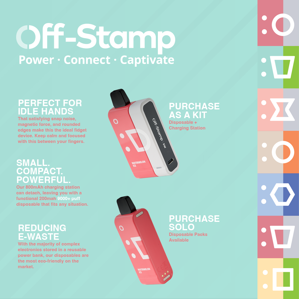 OffStamp SW9000 Disposable Kit (Pod + Charging Station), lost mary